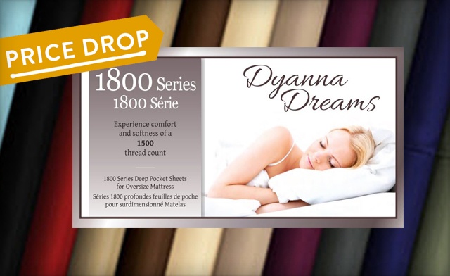 Image of $25.13 for 1500 Thread Count Bed Sheets Available in Twin, Double Queen, or King Sizes (a $119 Value)