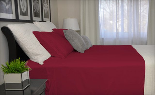 Image of $25.13 for 1500 Thread Count Bed Sheets Available in Twin, Double Queen, or King Sizes (a $119 Value)