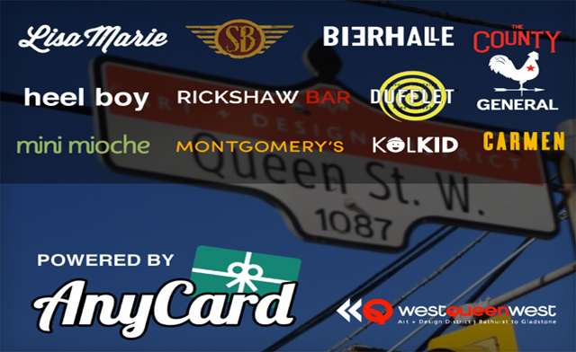 Image of $60 for a West Queen Street West E-Gift Card worth $100 dollars
