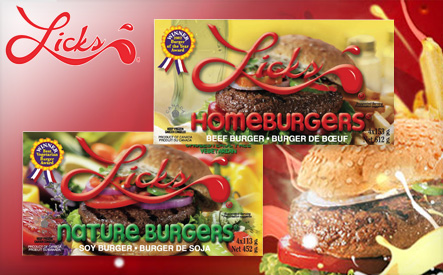 Image of $19 for 4 Boxes of Lick's Nature Burgers (a $32 Value)