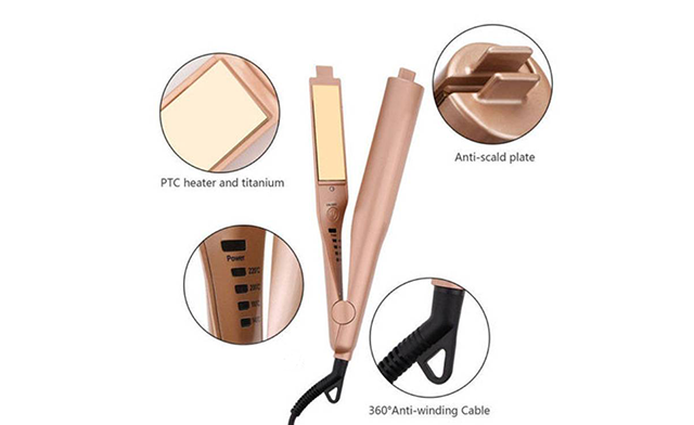 Image of $49 for a 2-in-1 Straightener and Curling Iron (a $129 Value)