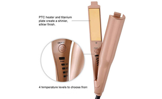 Image of $49 for a 2-in-1 Straightener and Curling Iron (a $129 Value)