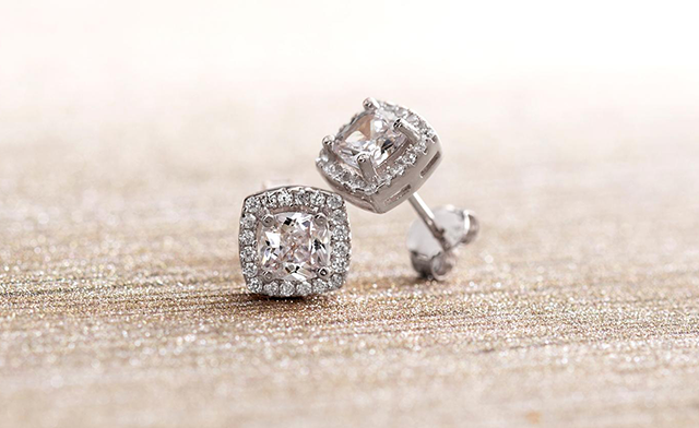 Image of $9.99 for 3.44 CTTW Halo Stud Earrings with Swarovski Elements (an $89 Value)
