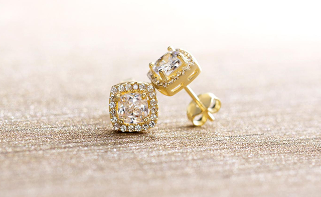 Image of $9.99 for 3.44 CTTW Halo Stud Earrings with Swarovski Elements (an $89 Value)