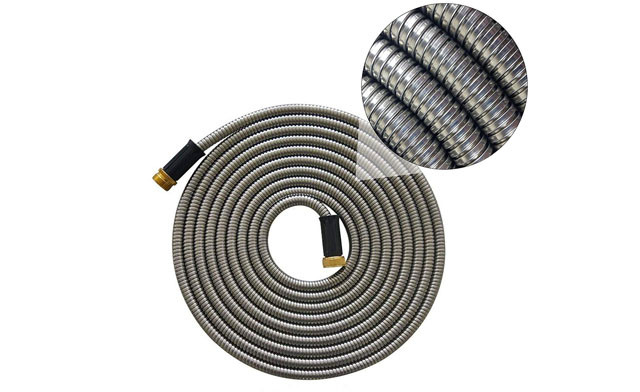 Image of Up to 53% off an Arctic Sky Stainless Steel Garden Hose