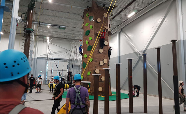 Image of $15 for 1-Hour "Street Level Pass" with a Trampoline Ride or "Aerial Course Pass" with a Zipline Ride (a $23 Value)