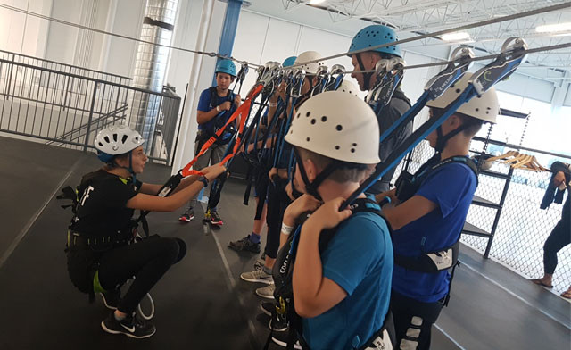 Image of $15 for 1-Hour "Street Level Pass" with a Trampoline Ride or "Aerial Course Pass" with a Zipline Ride (a $23 Value)