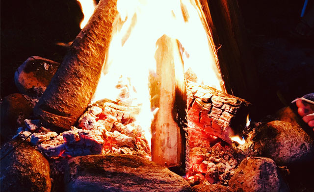 Image of Rural Quebec Cabin Nestled on the Water's Edge 