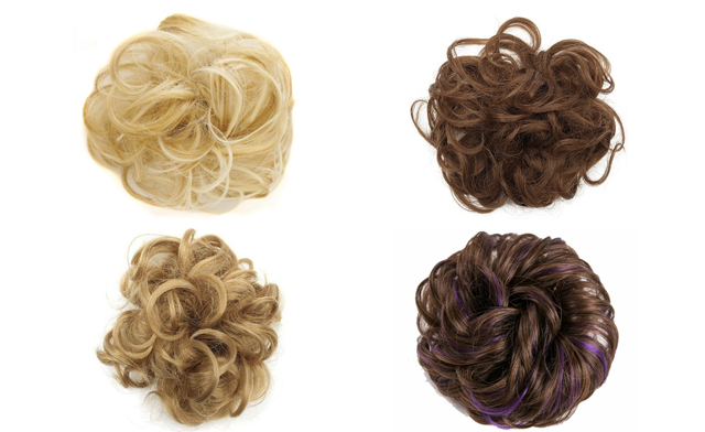 16 85 For A Messy Bun Hair Extension Scrunchie A 39 Value Wagjag