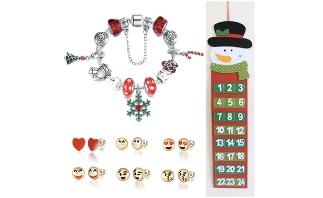 Image of $39 for an Exclusive Large DIY Advent Calendar with Swarovski® Jewelry (a $187 Value)