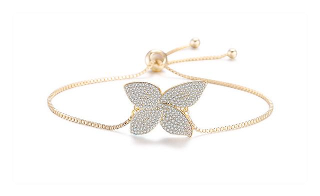 Image of $20 for an Adjustable Swarovski® Lucky Clover Bracelet - Shipping Included (a $139 Value)