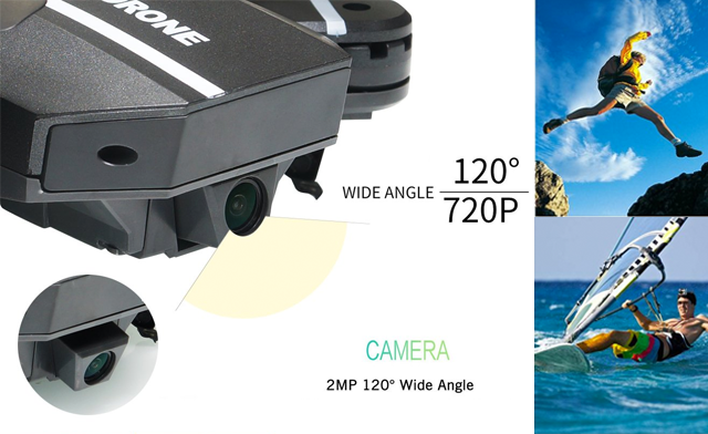 Image of $89 for a 2.4G 4-Channel Foldable Drone with Wifi 720P Camera and Altitude Hold Mode (a $135 Value)