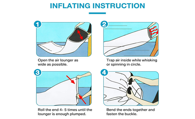 Image of $9 for a White Cocoon Inflatable Air Lounger (a $90.40 Value)