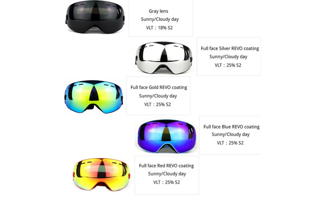 Image of $39.94 for Ski and/or Snowboard Goggles (an $87 Value) 