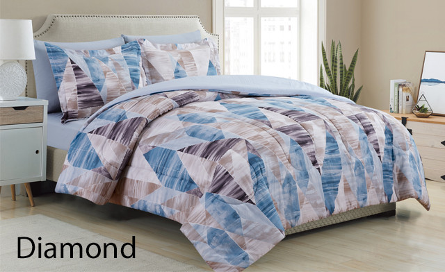 Up to 60% off 7-Piece Printed Bed-in-a-Bag Comforter Sets