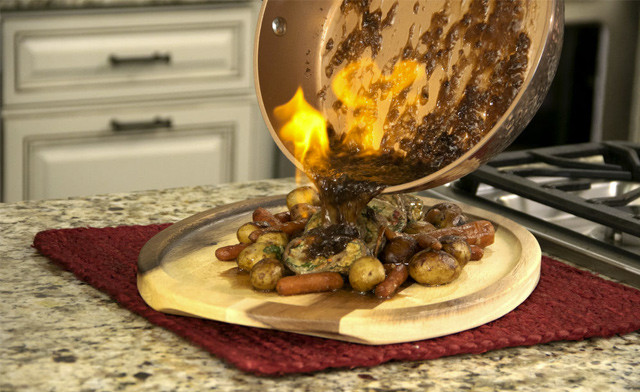 Image of Up to 32% Off Gotham Steel Hammered Copper Nonstick Cookware Sets