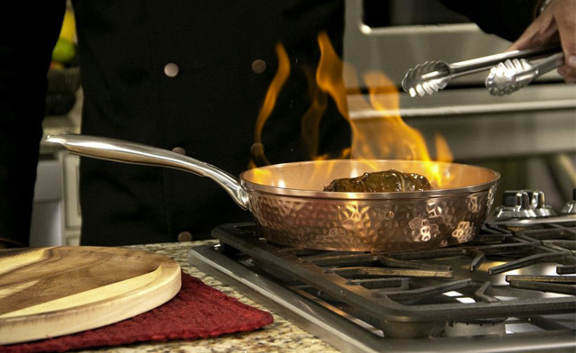 Image of Up to 32% Off Gotham Steel Hammered Copper Nonstick Cookware Sets