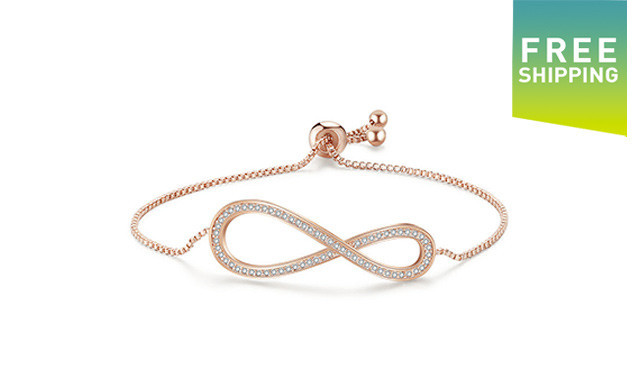 Image of $21 for an Adjustable Infinity Bracelet with Swarovski Elements - Shipping Included (a $129 Value)