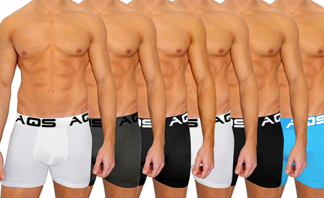 Image of $49 for a 6-Pack of AQS Men's Classic Boxer Briefs - Shipping Included (a $100 Value)