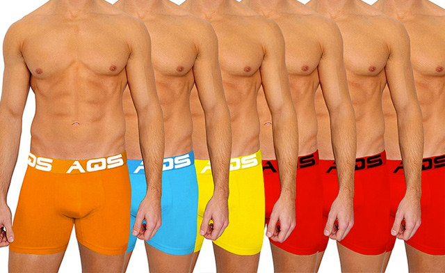 Image of $49 for a 6-Pack of AQS Men's Classic Boxer Briefs - Shipping Included (a $100 Value)