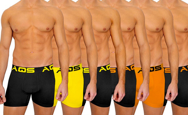 Image of $49 for a 6-Pack of AQS Men's Classic Boxer Briefs - Shipping Included (a $100 Value)