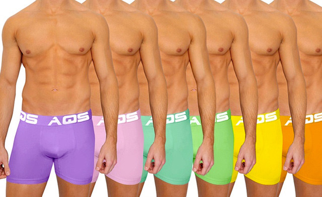 Image of $49 for a 6-Pack of AQS Men's Classic Boxer Briefs - Shipping Included (a $100 Value)
