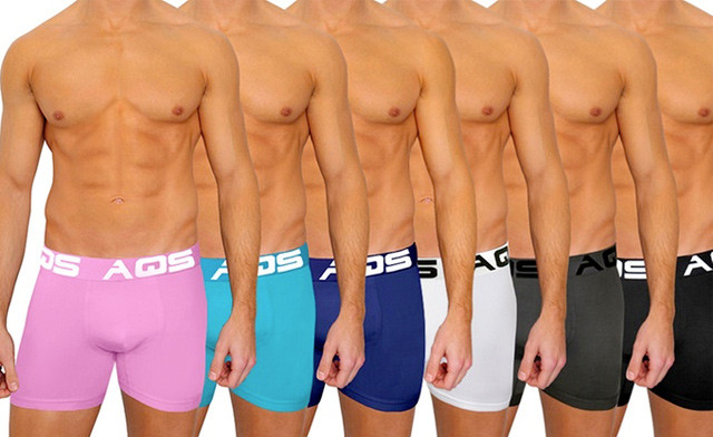 Image of $49 for a 6-Pack of AQS Men's Classic Boxer Briefs - Shipping Included (a $100 Value)