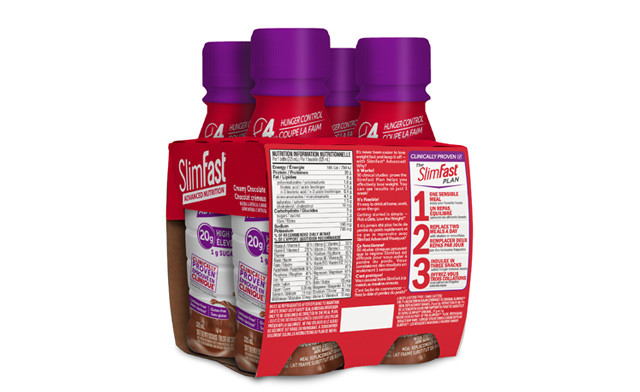 Slim fast shake ingredients label