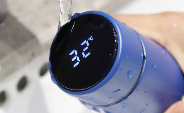 Image of $18 for a Stainless Steel Vacuum Smart Thermal Bottle (a $25 Value)