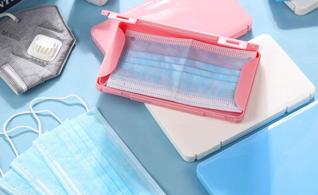 Image of $34.99 for 6 Reusable Plastic Face Covering Storage Boxes (a $49 Value)