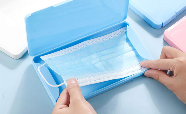 Image of $34.99 for 6 Reusable Plastic Face Covering Storage Boxes (a $49 Value)