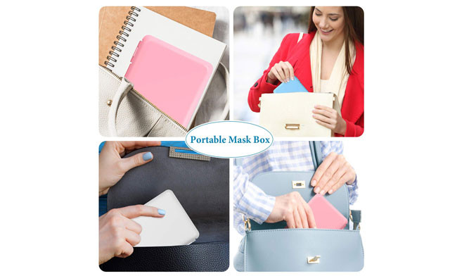 Image of $34.99 for 6 Reusable Plastic Face Covering Storage Boxes (a $49 Value)