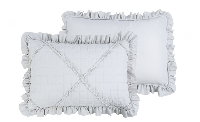 Image of Up to 70% off an Embroidered Quilt Set