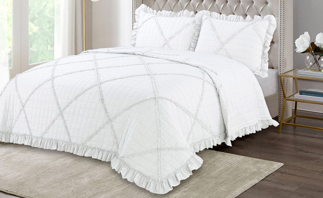 Image of Up to 70% off an Embroidered Quilt Set