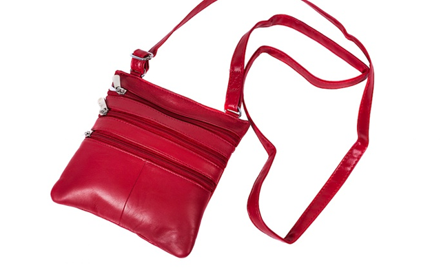 Image of $21.95 for a Leather Cross Body Bag (a $79.99 Value)