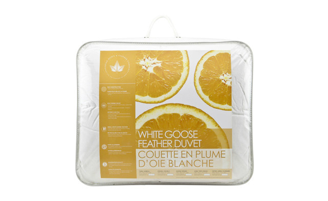 Image of Up to 61% off a White Goose Feather Duvet