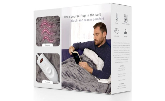 Image of $76.95 for a Soft Plush Heated Blanket (a $99.99 Value)