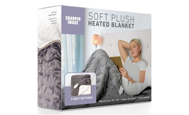 Image of $76.95 for a Soft Plush Heated Blanket (a $99.99 Value)