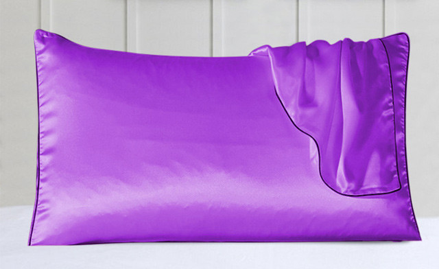 Image of Up to 65% off a Silk Pillow Case with Trim