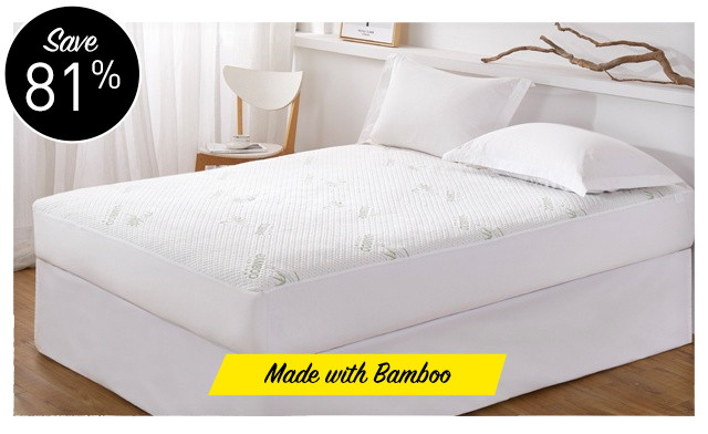 Image of Up to 81% off Waterproof Mattress Protectors