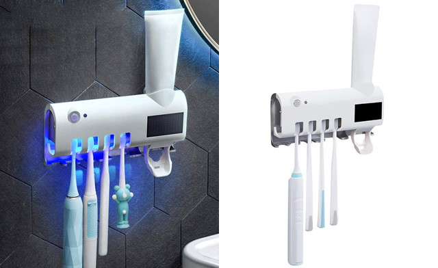 Image of $17.95 for a UV Toothbrush Holder & Toothpaste Dispenser (a $35 Value)