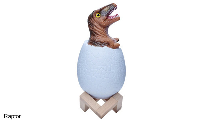 Image of $48.26 for a 3D Dinosaur Egg LED Lamp (a $124.99 Value)