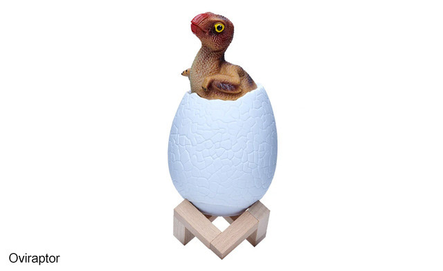 Image of $48.26 for a 3D Dinosaur Egg LED Lamp (a $124.99 Value)
