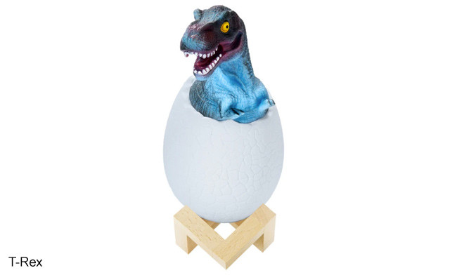 Image of $48.26 for a 3D Dinosaur Egg LED Lamp (a $124.99 Value)