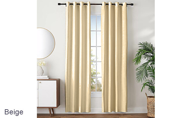 Image of $19.97 for Kayla Grommet Blackout Curtains (a $62.99 Value)