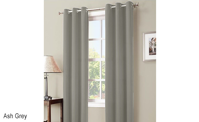 Image of $19.97 for Kayla Grommet Blackout Curtains (a $62.99 Value)