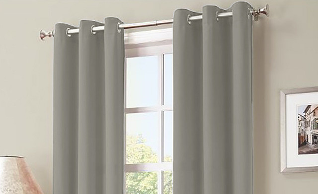 Image of $19.97 for Kayla Grommet Blackout Curtains (a $62.99 Value)