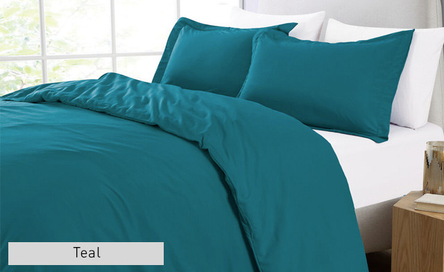 Image of Up to 76% off a 3-Piece Duvet Cover Set 
