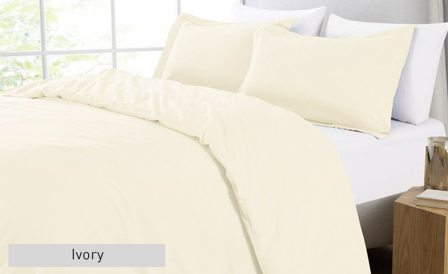 Image of Up to 76% off a 3-Piece Duvet Cover Set 