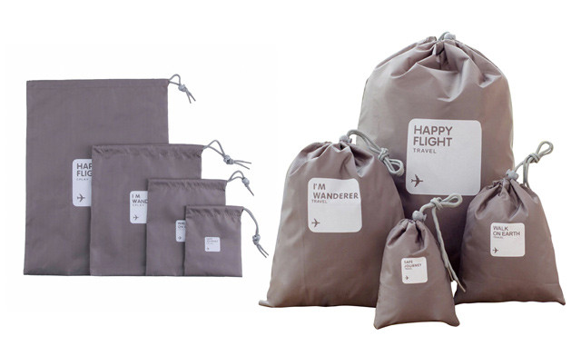 Image of $15 for a 4Pc Waterproof Drawstring Bag Set (a $49 Value)